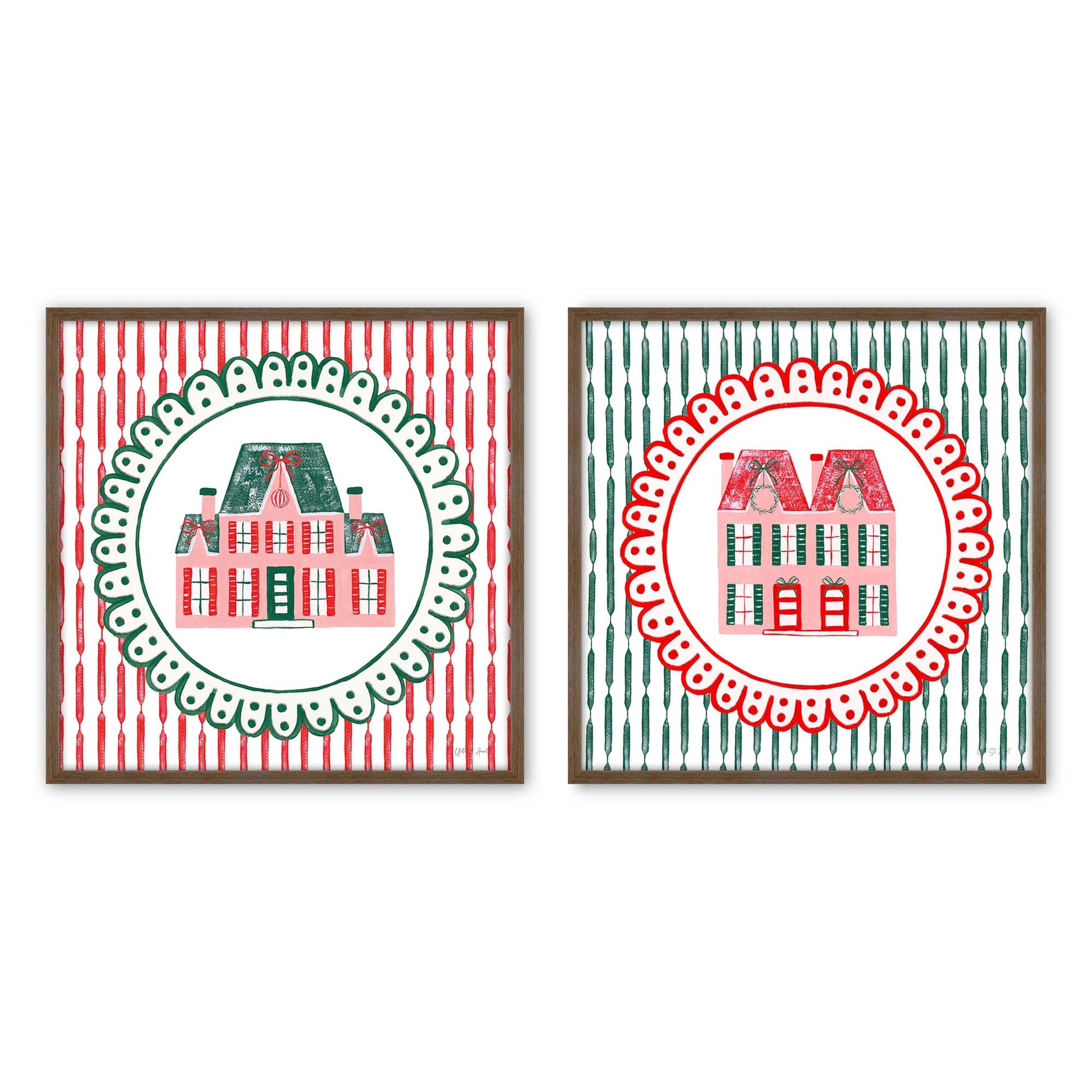 [Color:Walnut], Picture of art in a Walnut frame