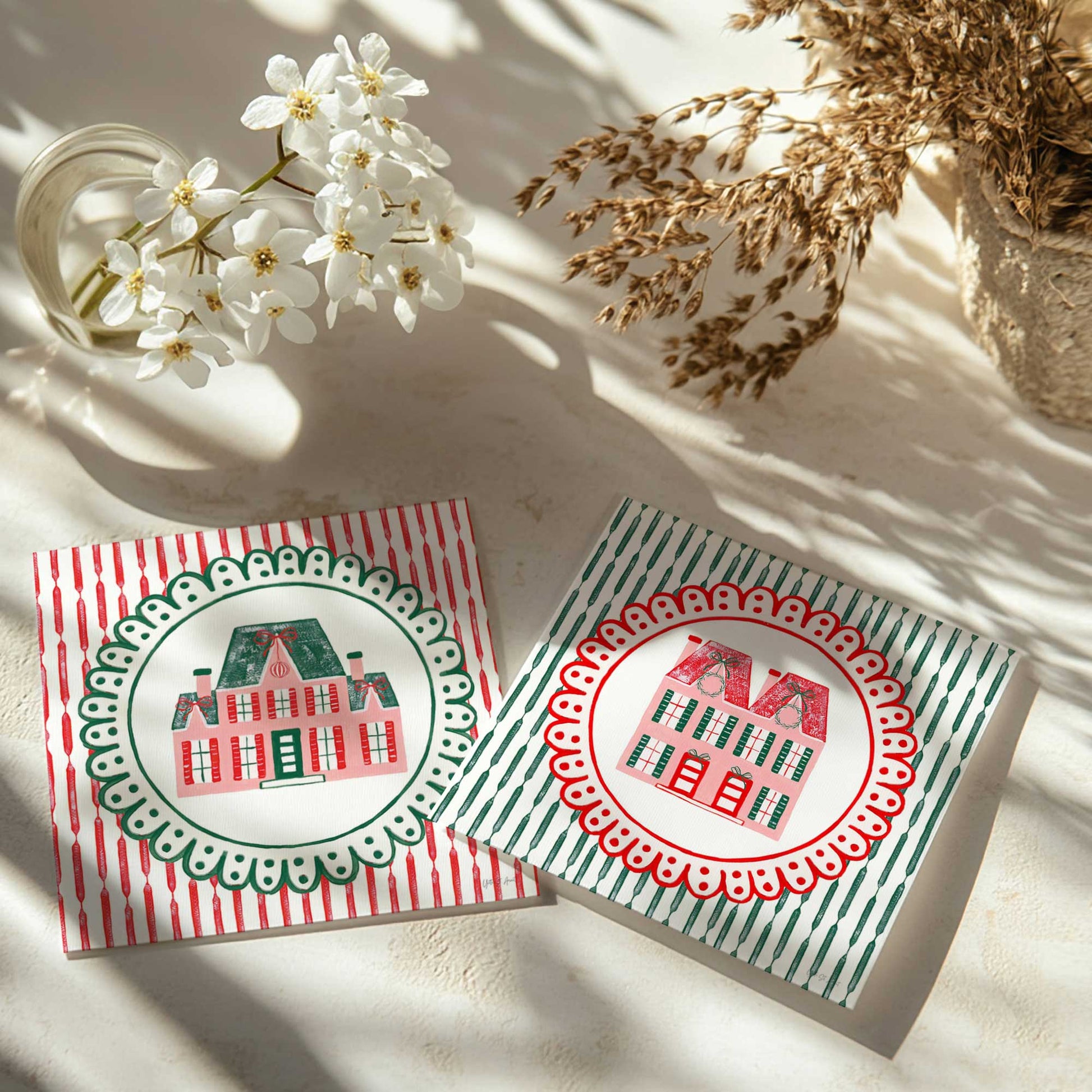 [color:Rolled Print], Picture of the art in a room