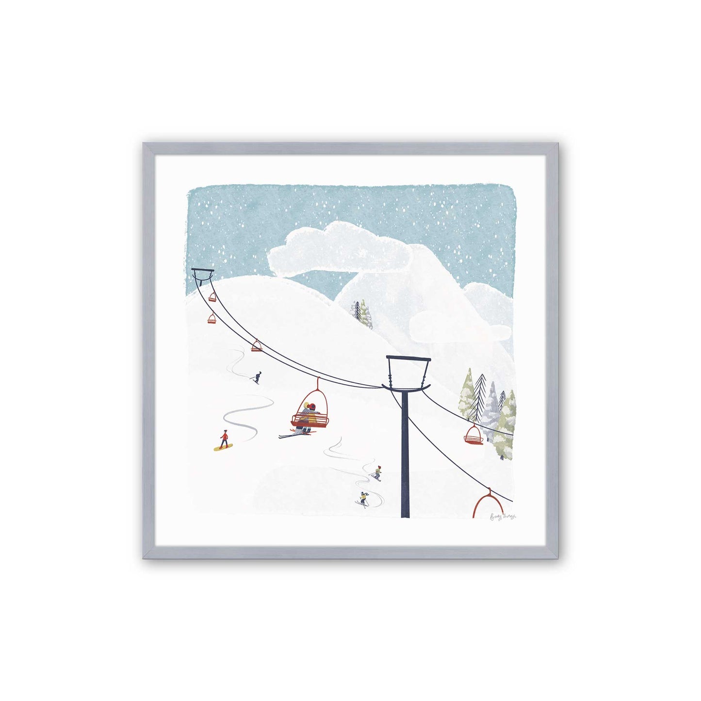 [Color:Polished Chrome], Picture of art in a Polished Chrome frame