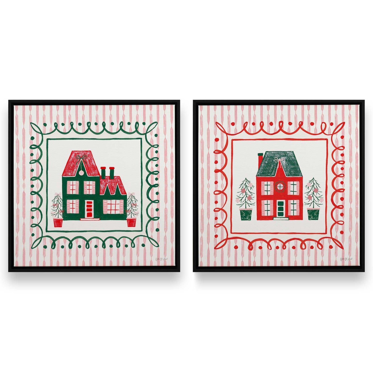 [Color:Satin Black], Picture of art in a Satin Black frame