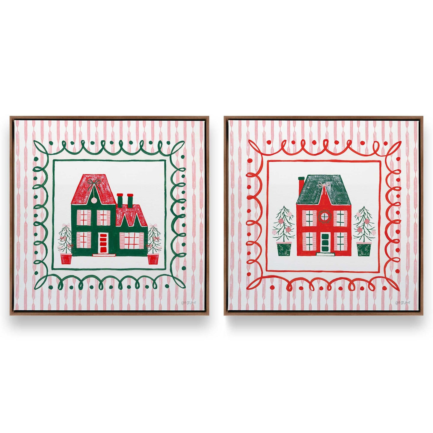 [Color:Walnut], Picture of art in a Walnut frame