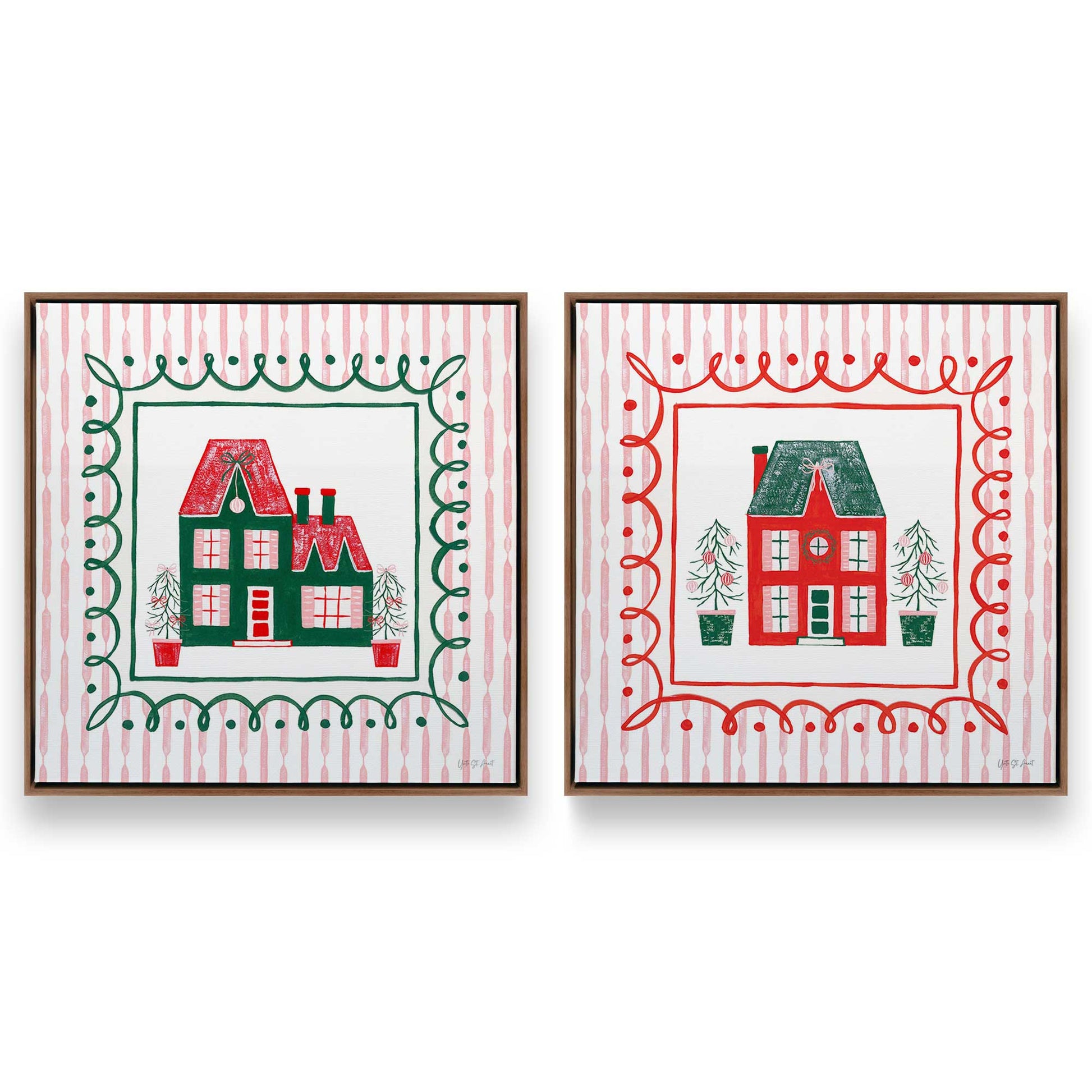 [Color:Walnut], Picture of art in a Walnut frame