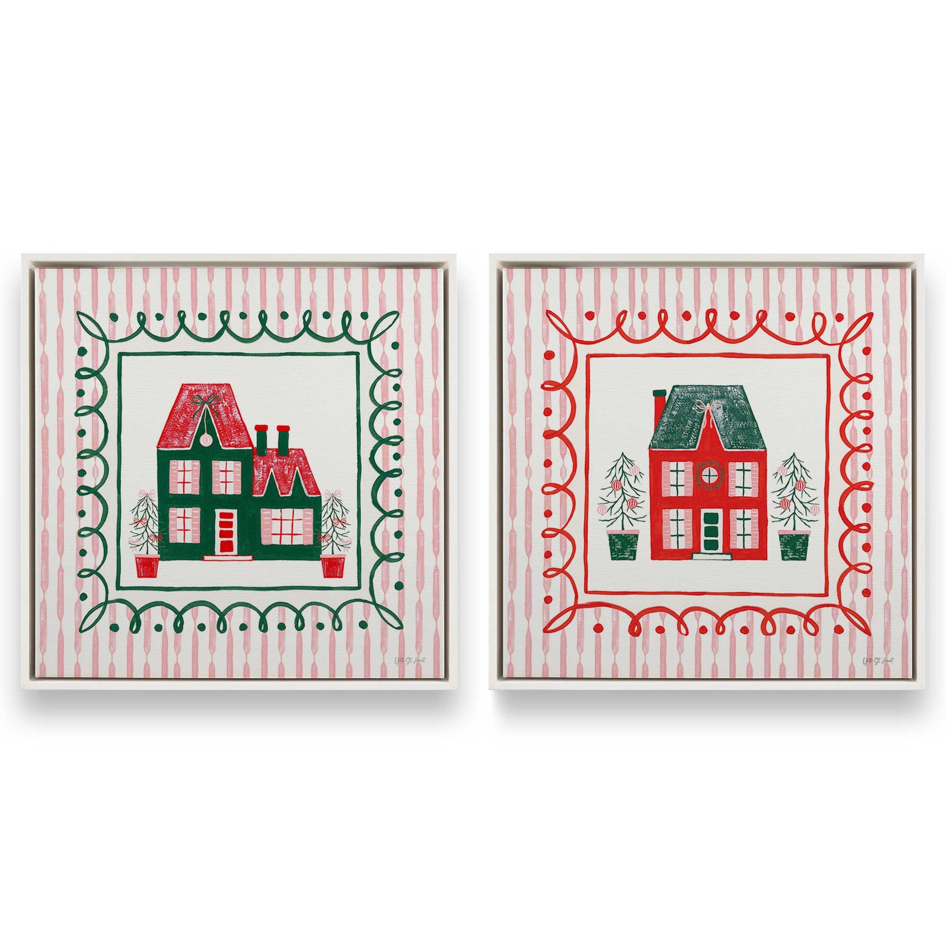 [Color:Opaque White], Picture of art in a White frame