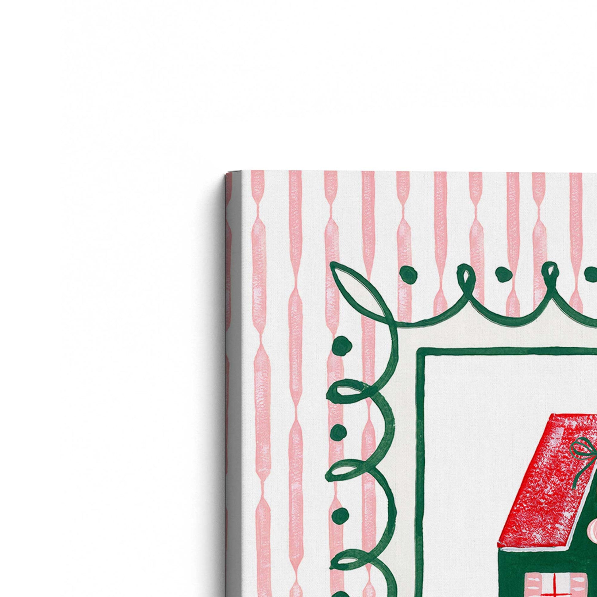 [Color:Stretched Canvas], Picture of art at an angle