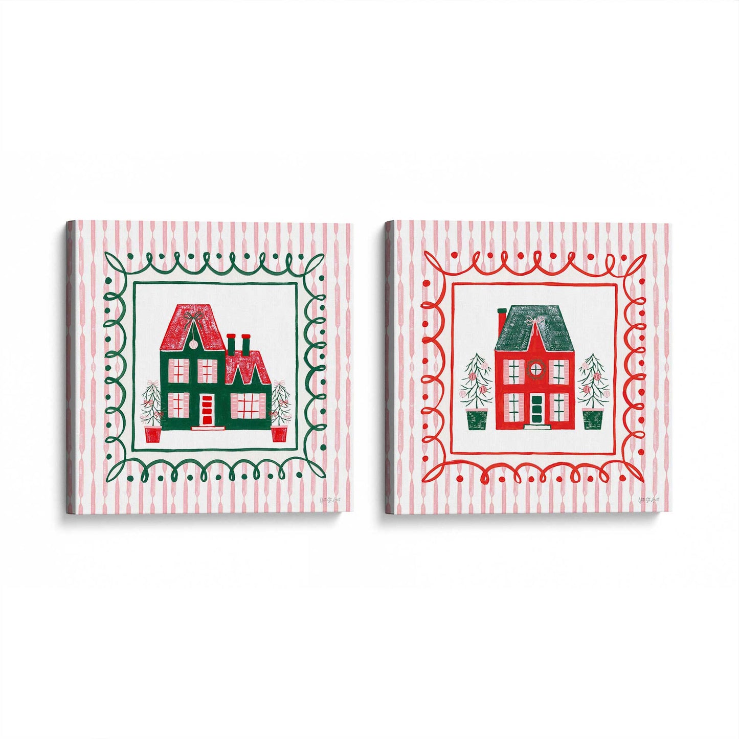 [Color:Stretched Canvas], Picture of the corner of the art