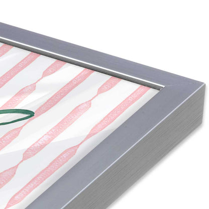 [Color:Polished Chrome], Picture of art in a Polished Chrome frame at an angle