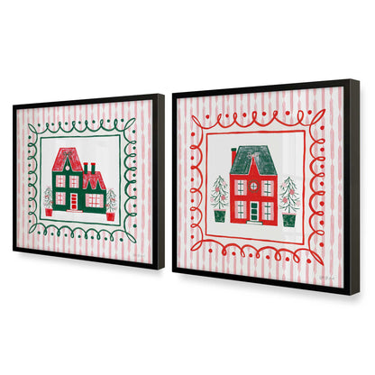 [Color:Satin Black], Picture of art in a Satin Black frame at an angle