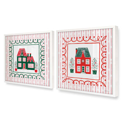 [Color:Opaque White], Picture of art in an Opaque White frame at an angle