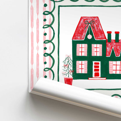 [color:Rolled Print], Picture of close up of art