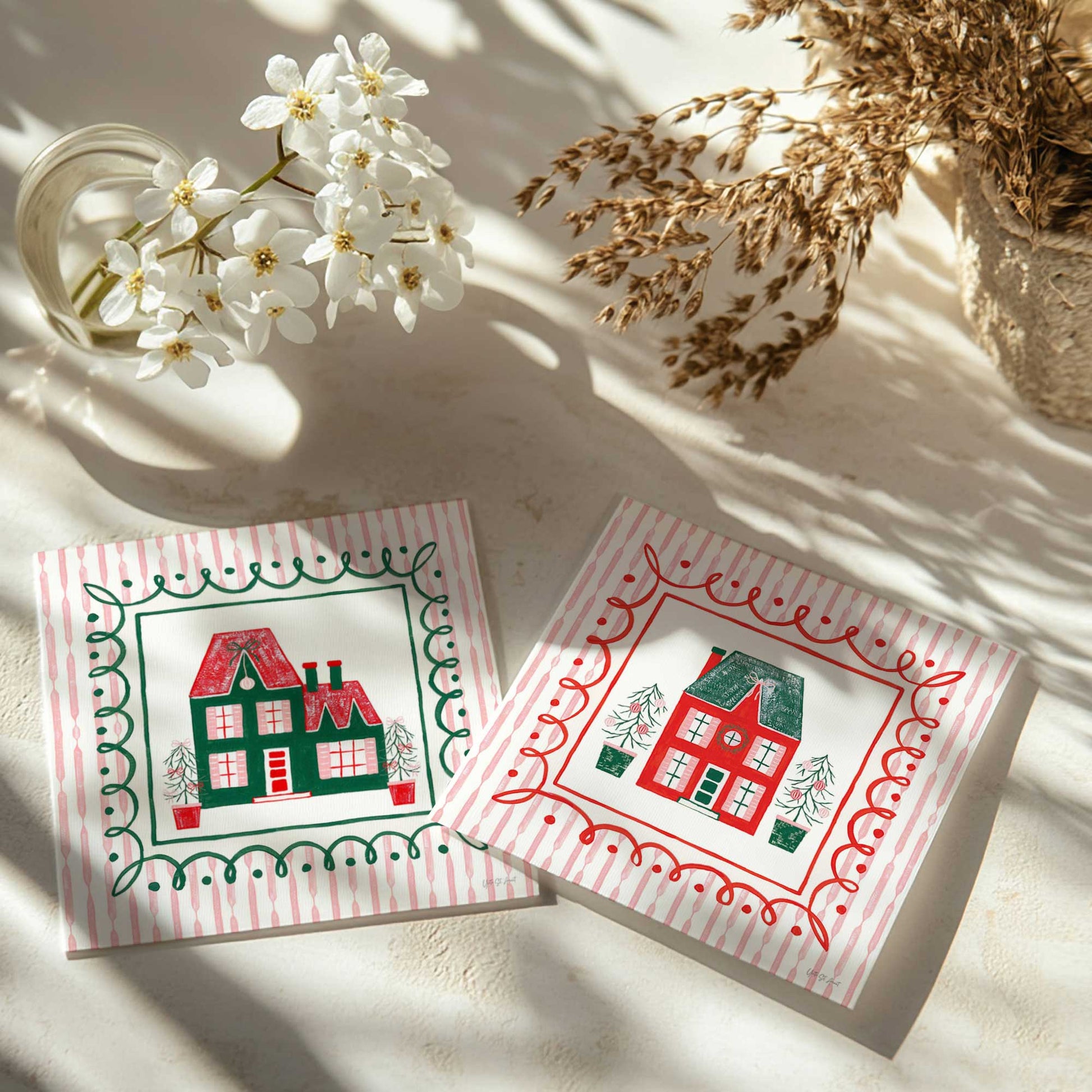 [color:Rolled Print], Picture of the art in a room