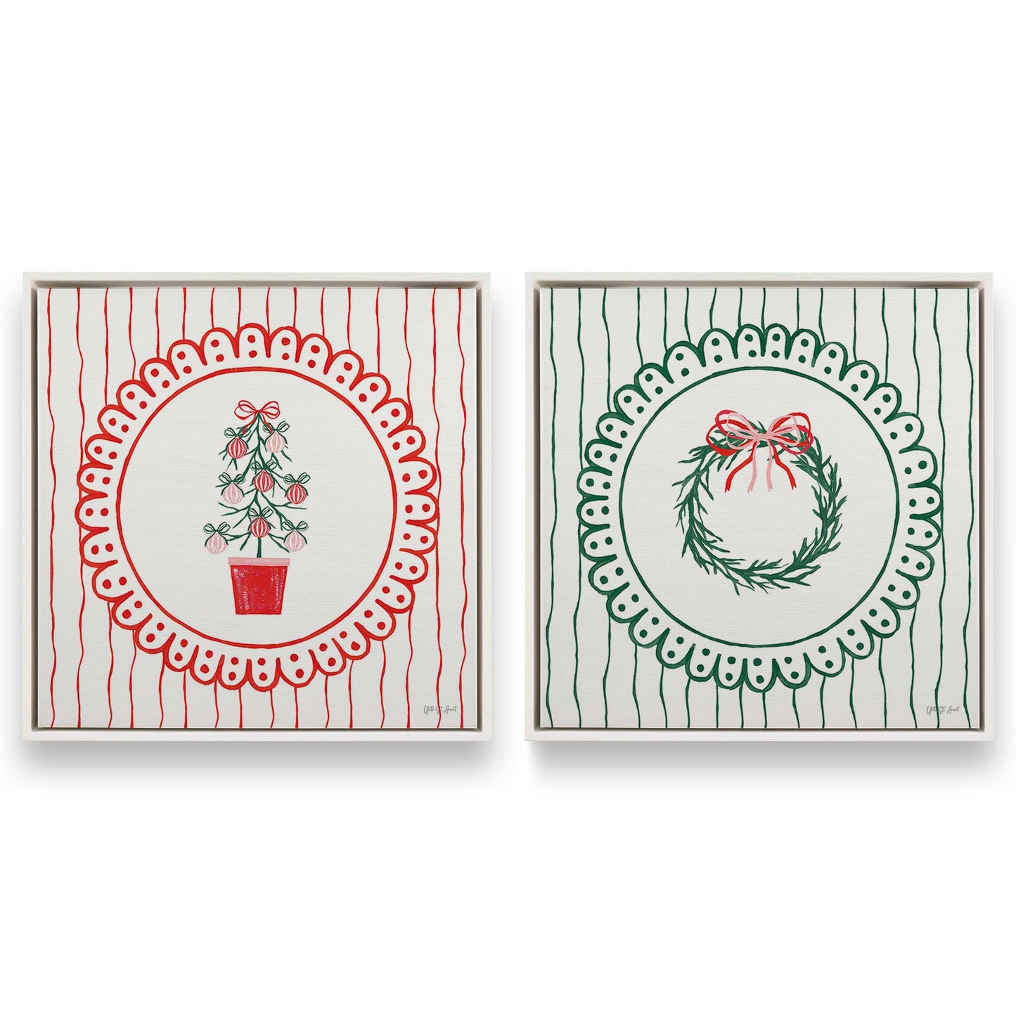 [Color:Opaque White], Picture of art in a White frame