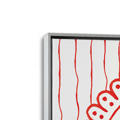 [Color:Polished Chrome], Picture of art in a Polished Chrome frame at an angle