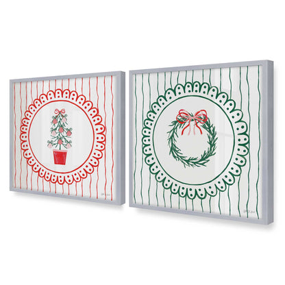 [Color:Polished Chrome], Picture of art in a Polished Chrome frame of the corner