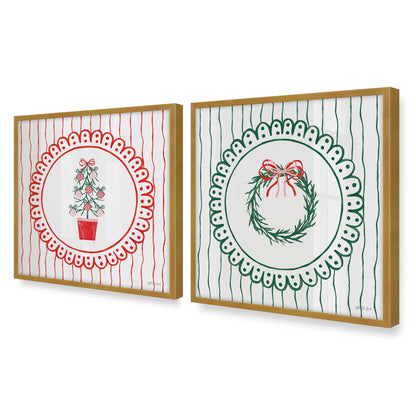 [Color:Polished Gold], Picture of art in a Polished Gold frame of the corner