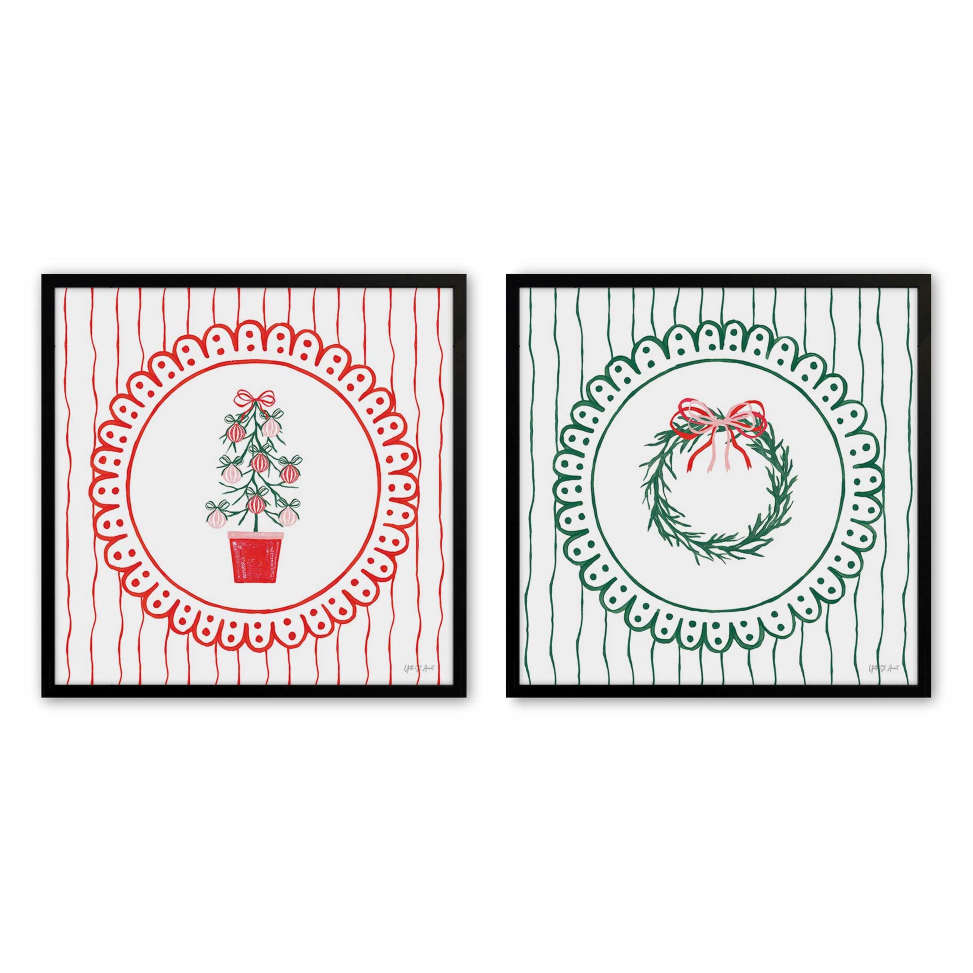 [Color:Satin Black], Picture of art in a Satin Black frame