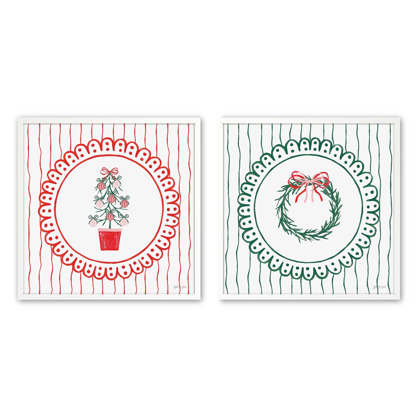 [Color:Opaque White], Picture of art in an Opaque White frame