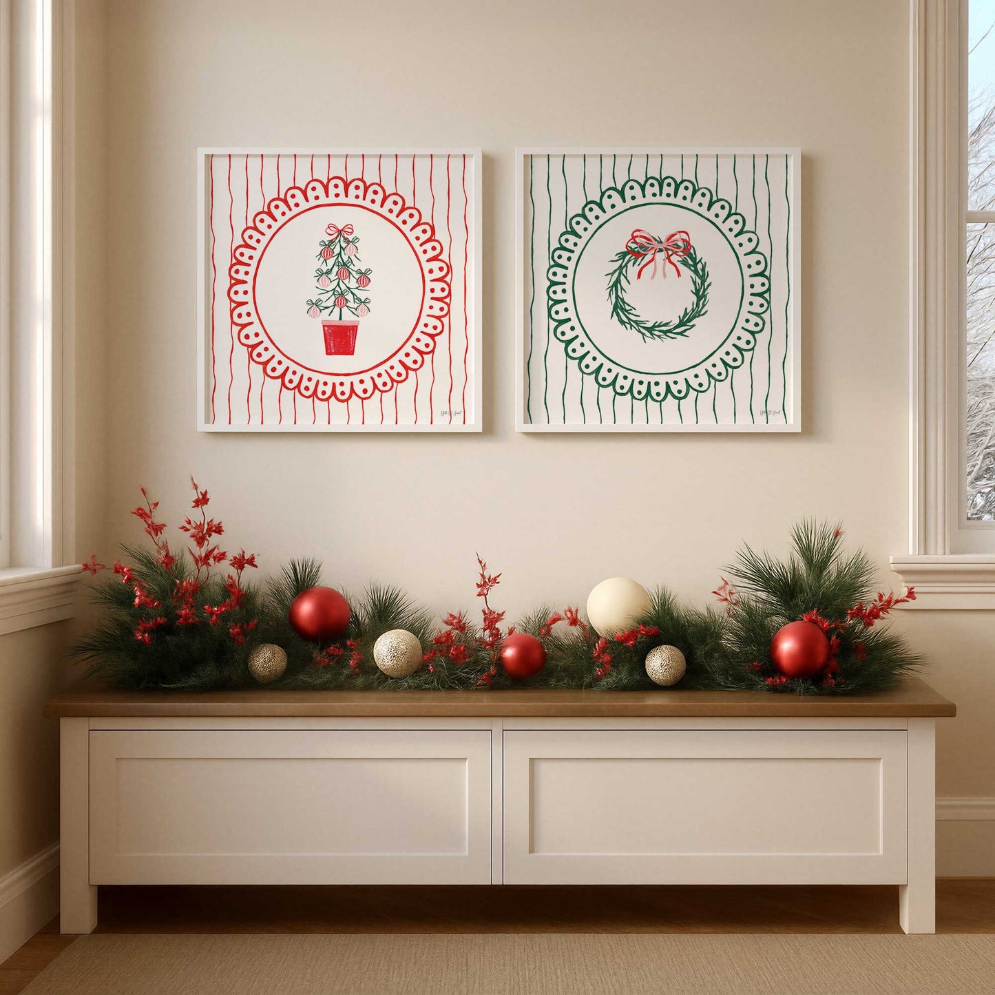 [Color:American Maple], Picture of art in an American Maple frame