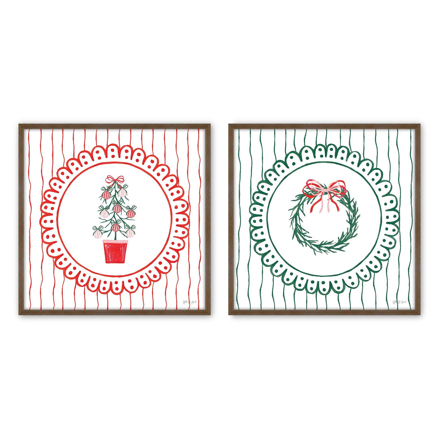 [Color:Walnut], Picture of art in a Walnut frame