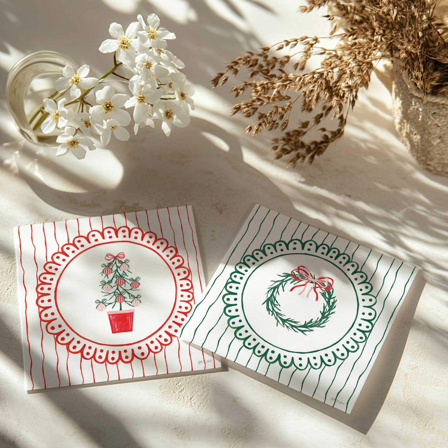 [color:Rolled Print], Picture of the art in a room