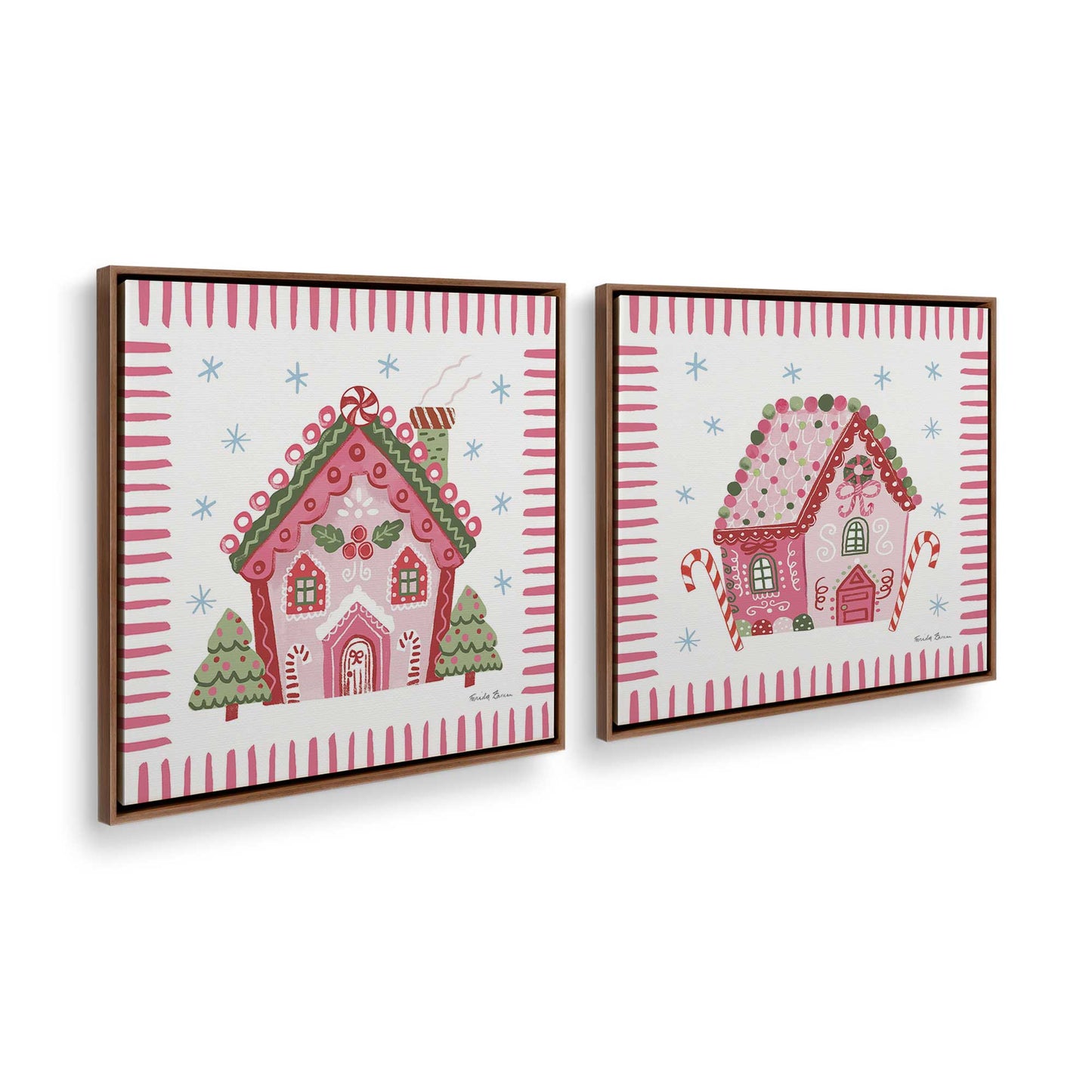 [Color:Walnut], Picture of the corner of the art