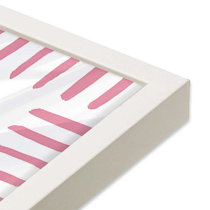 [Color:Opaque White], Picture of art in an Opaque White frame of the corner