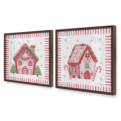 [Color:Belvinder Brown], Picture of art in a Belvinder Brown frame at an angle