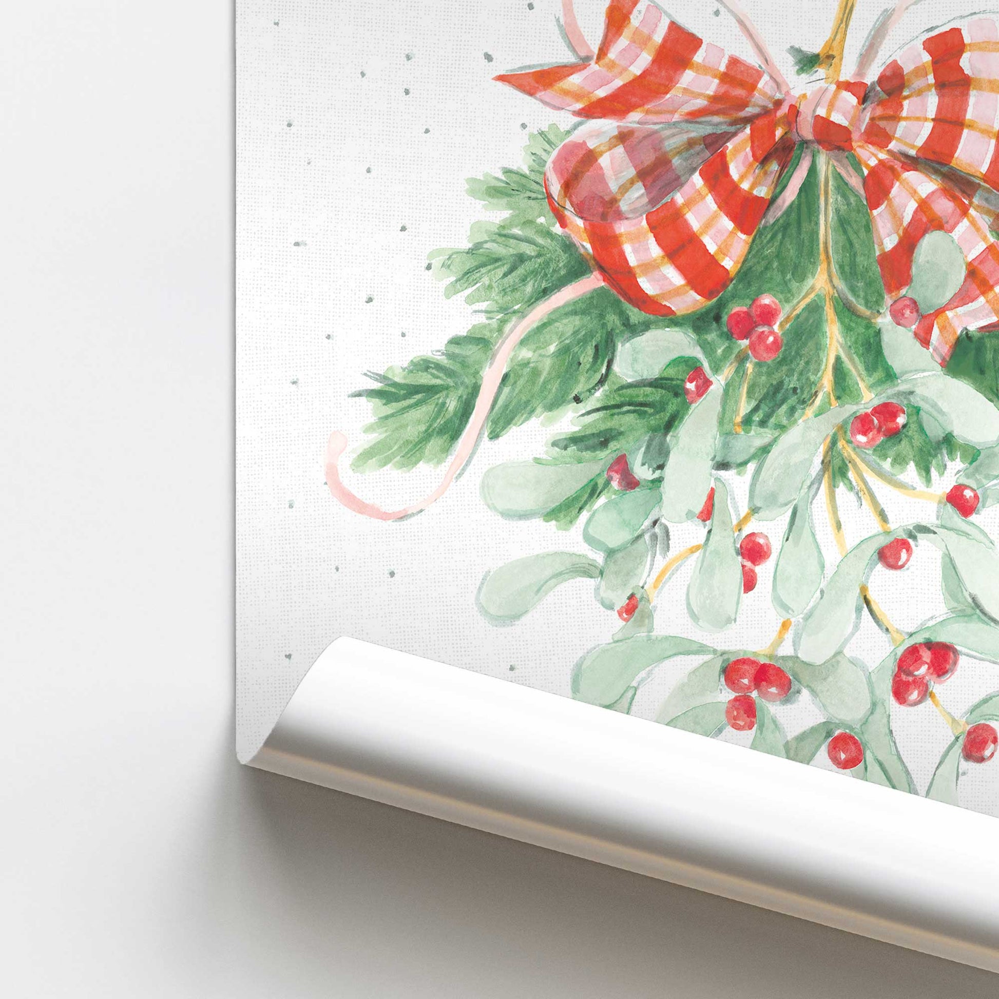 [color:Rolled Print], Picture of close up of art