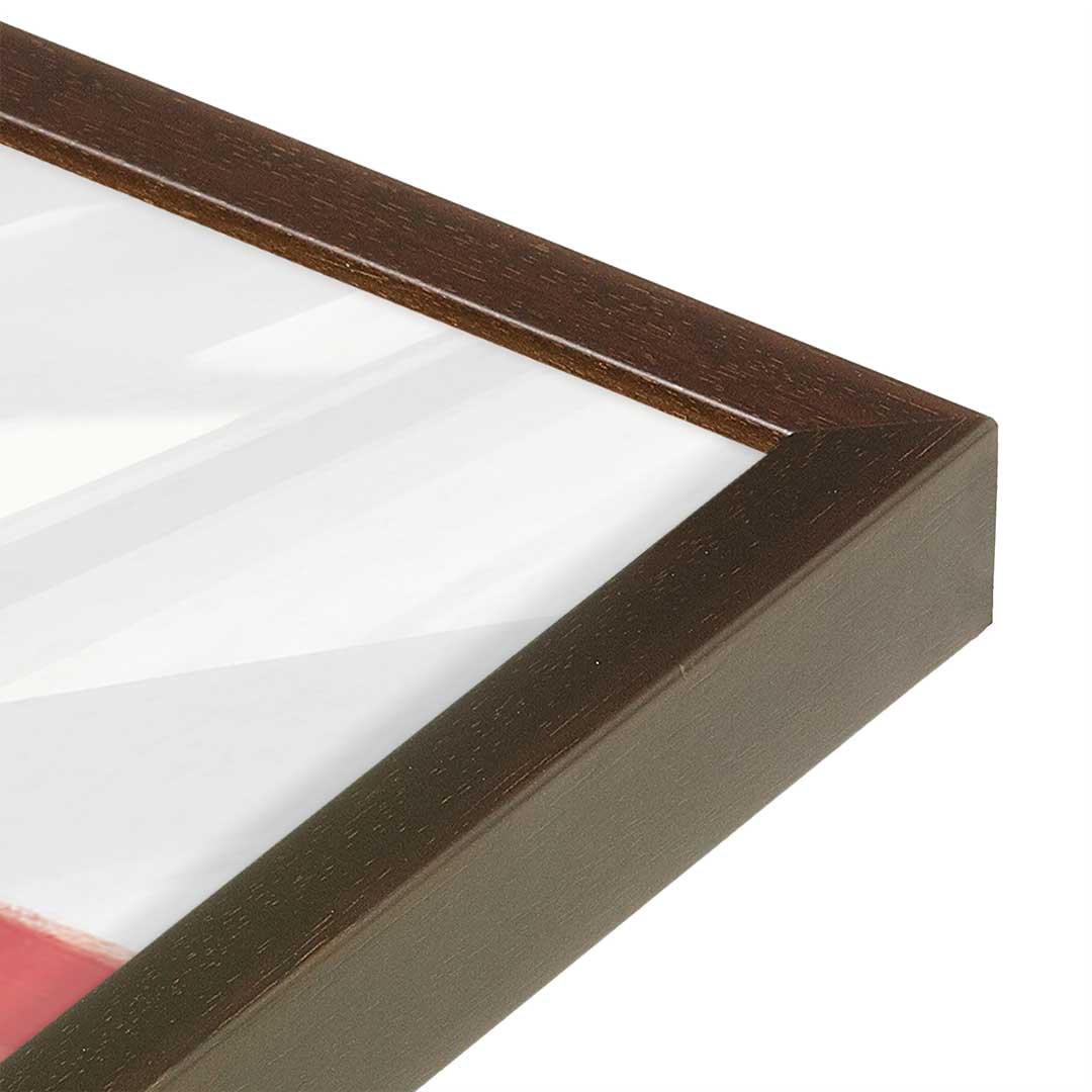 [Color:Belvinder Brown], Picture of art in a Belvinder Brown frame of the corner