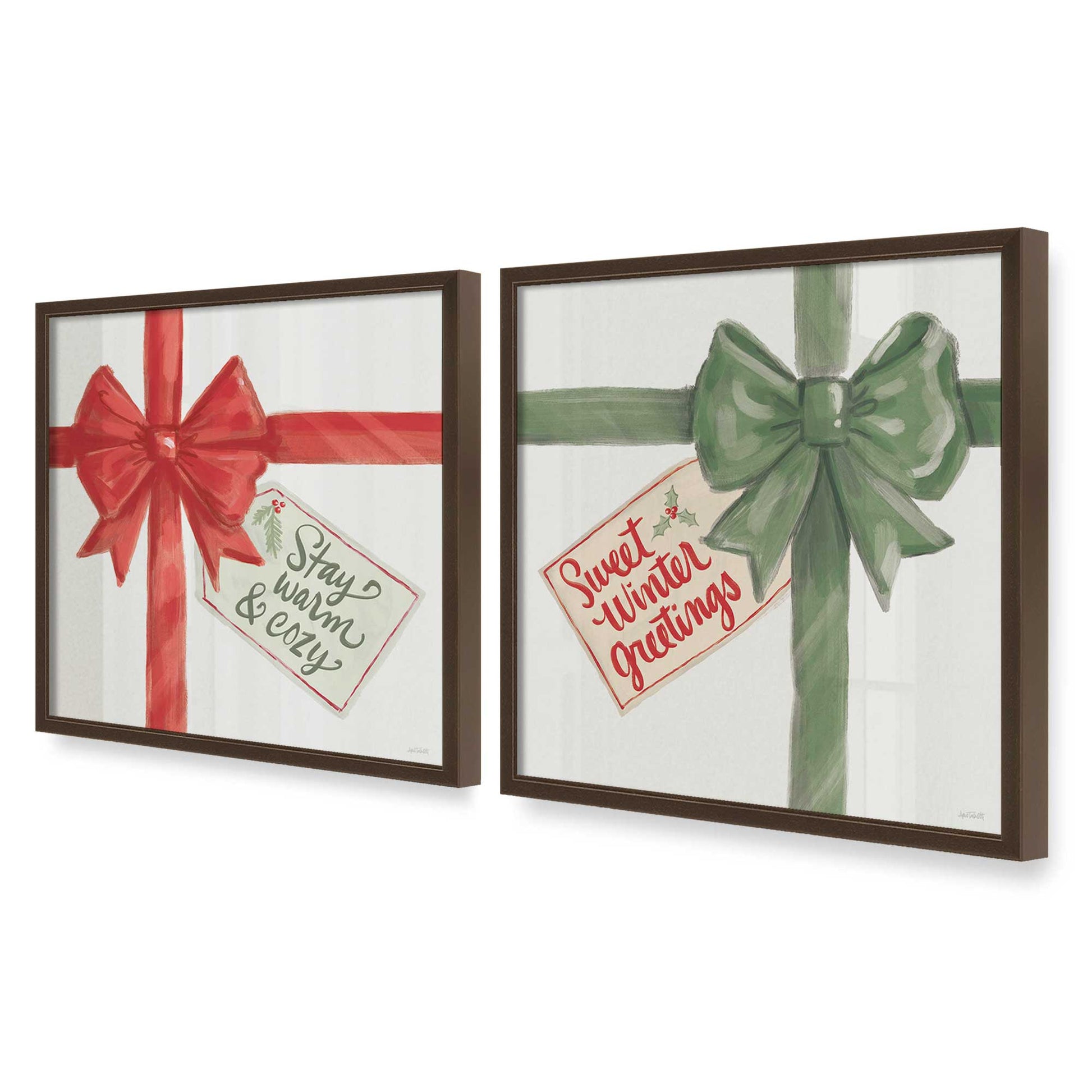 [Color:Belvinder Brown], Picture of art in a Belvinder Brown frame at an angle