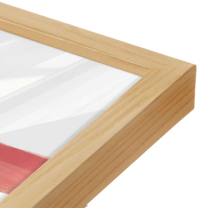 [Color:American Maple], Picture of art in an American Maple frame of the corner