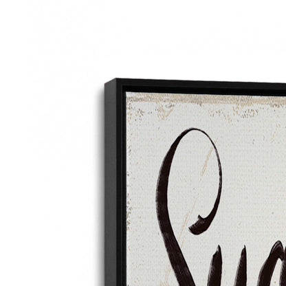 [Color:Satin Black], Picture of art in a Satin Black frame at an angle