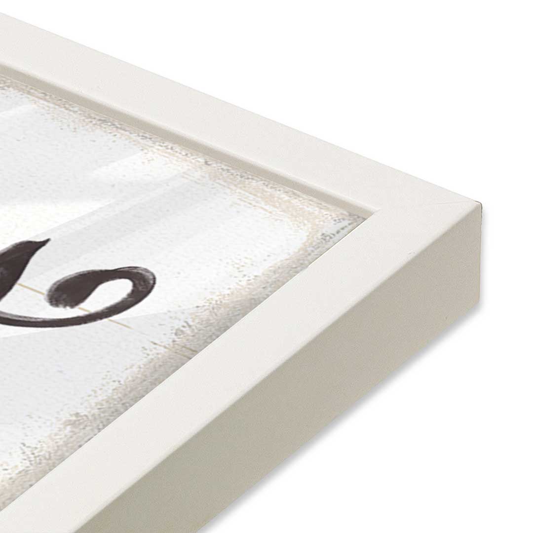 [Color:Opaque White], Picture of art in a Opaque White frame of the corner