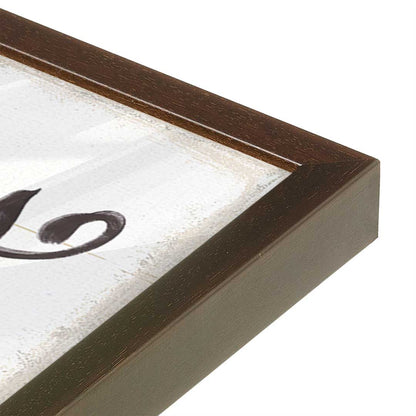 [Color:Belvinder Brown], Picture of art in a Belvinder Brown frame of the corner