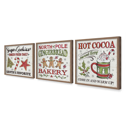 [Color:Walnut], Picture of art in a Walnut frame at an angle