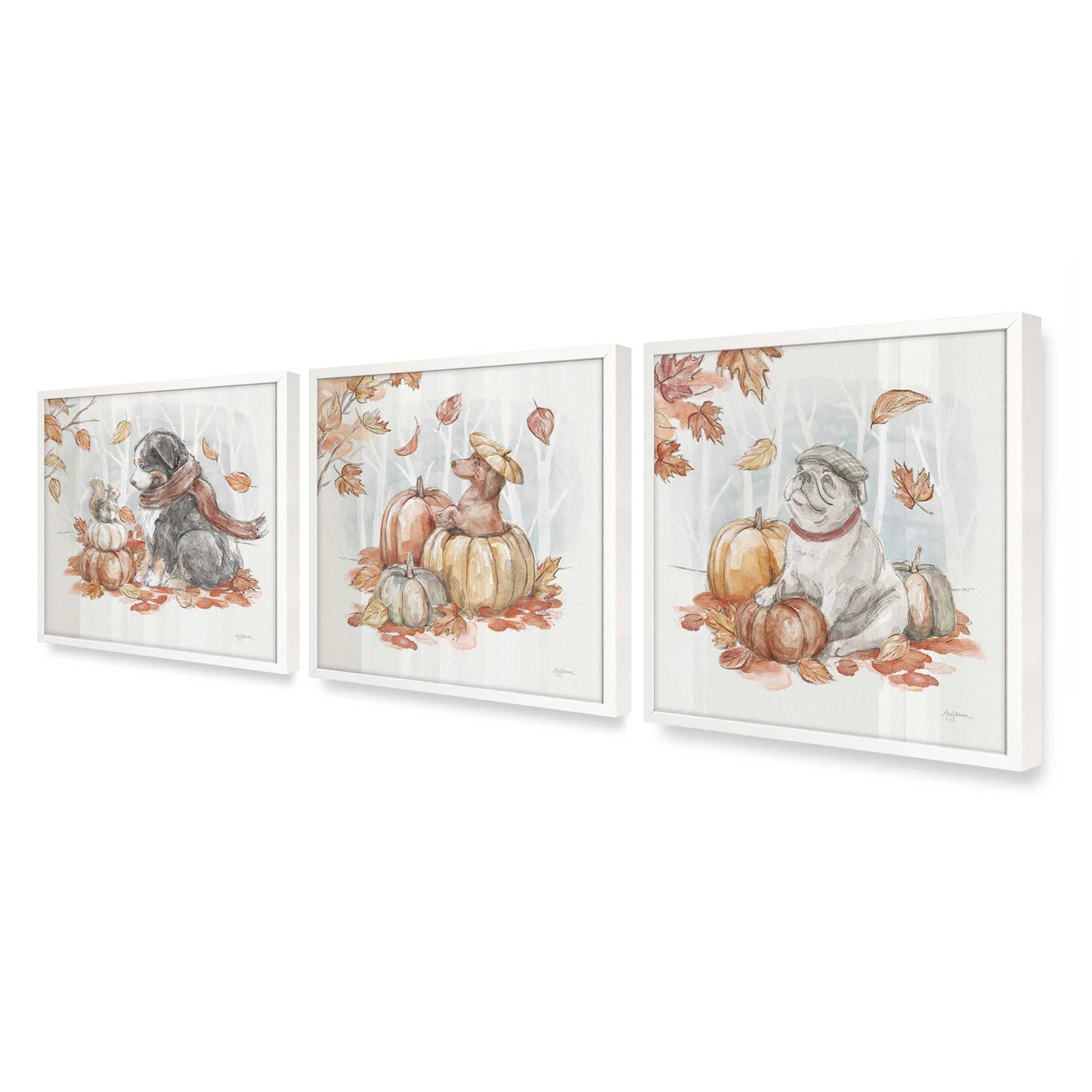 [Color:Opaque White], Picture of art in a Opaque White frame at an angle