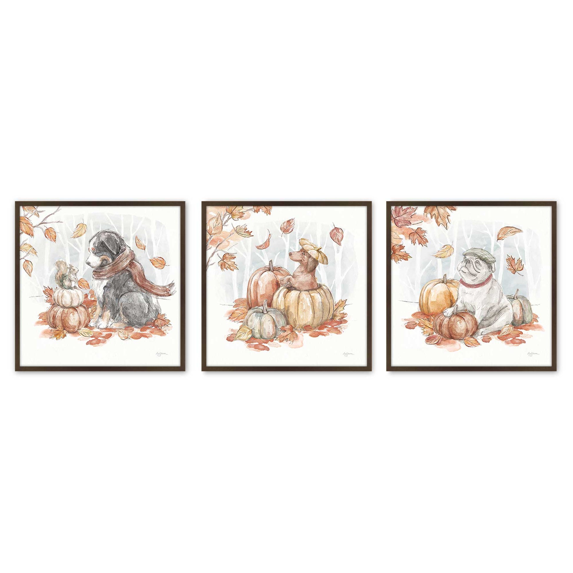 [Color:Belvinder Brown], Picture of art in a Belvinder Brown frame