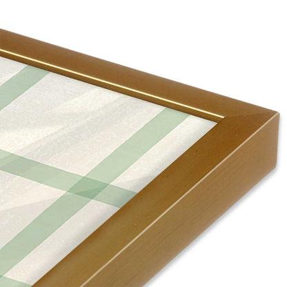 [Color:Polished Gold], Picture of art in a Polished Gold frame at an angle