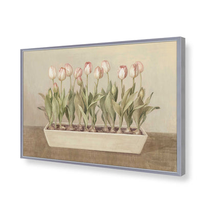 [Color:Polished Chrome], Picture of art in a Polished Chrome frame of the corner