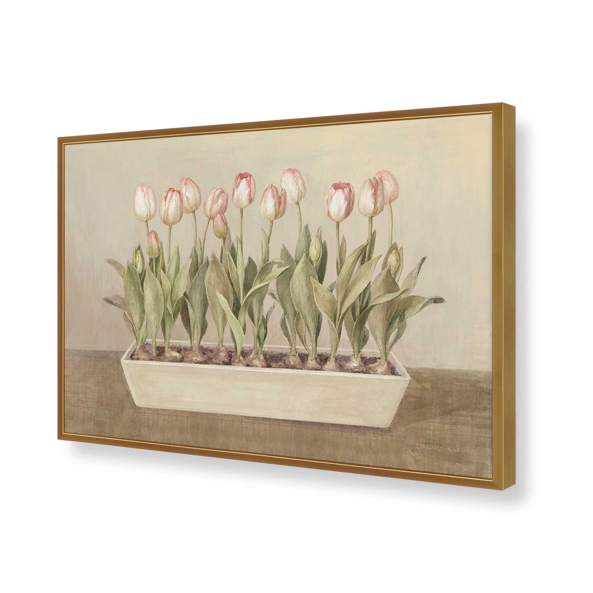[Color:Polished Gold], Picture of art in a Polished Gold frame of the corner