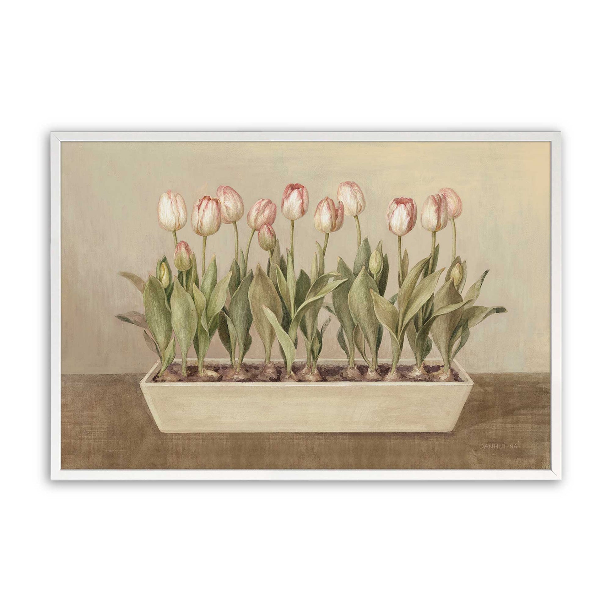[Color:Opaque White], Picture of art in a Opaque White frame