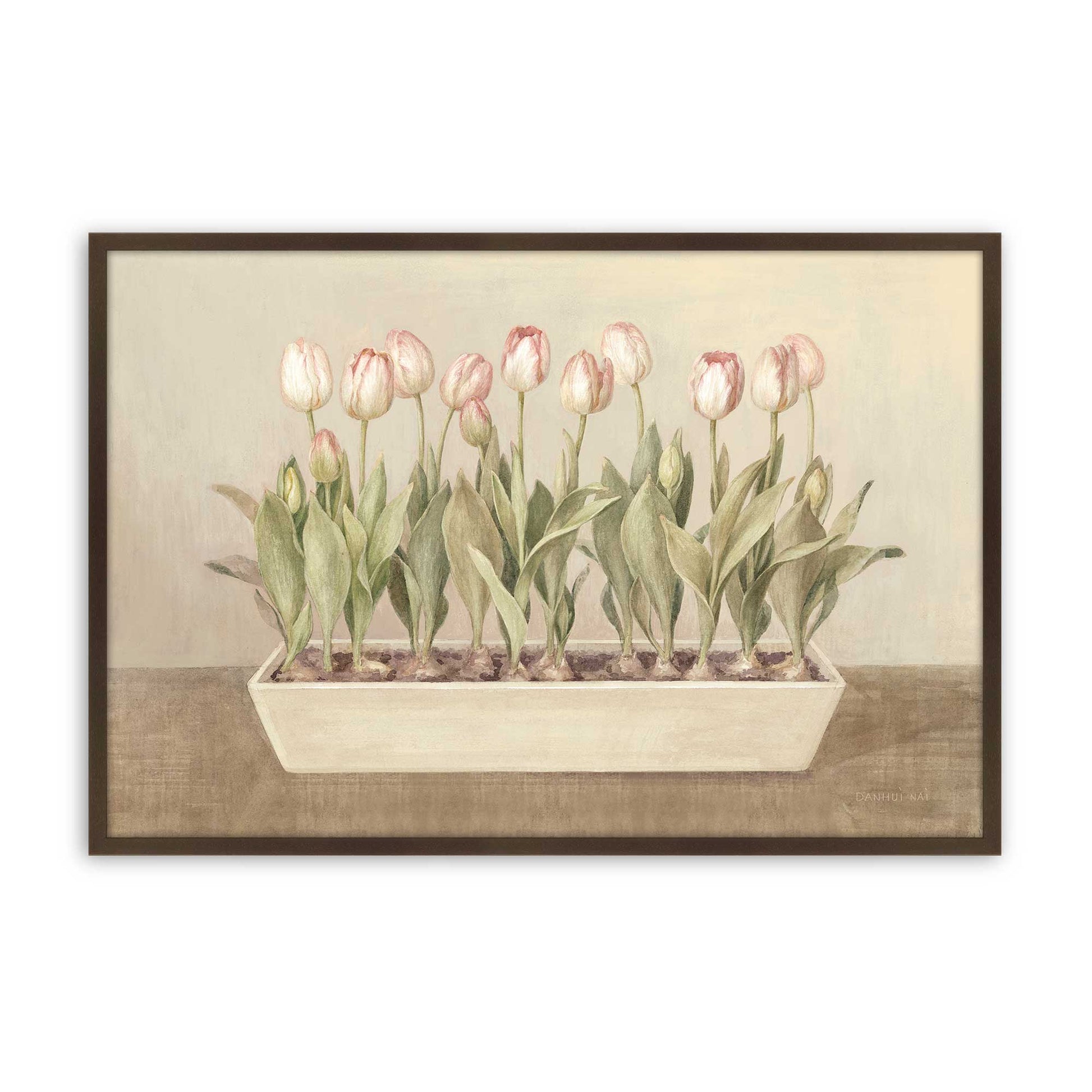 [Color:Brown], Picture of art in a Brown frame