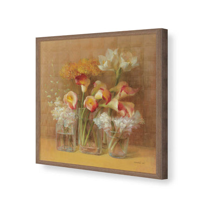 [Color:Walnut], Picture of art in a Walnut frame of the corner