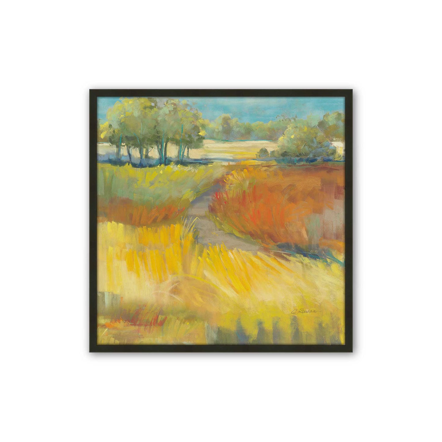 [Color:Satin Black], Picture of art in a Satin Black frame