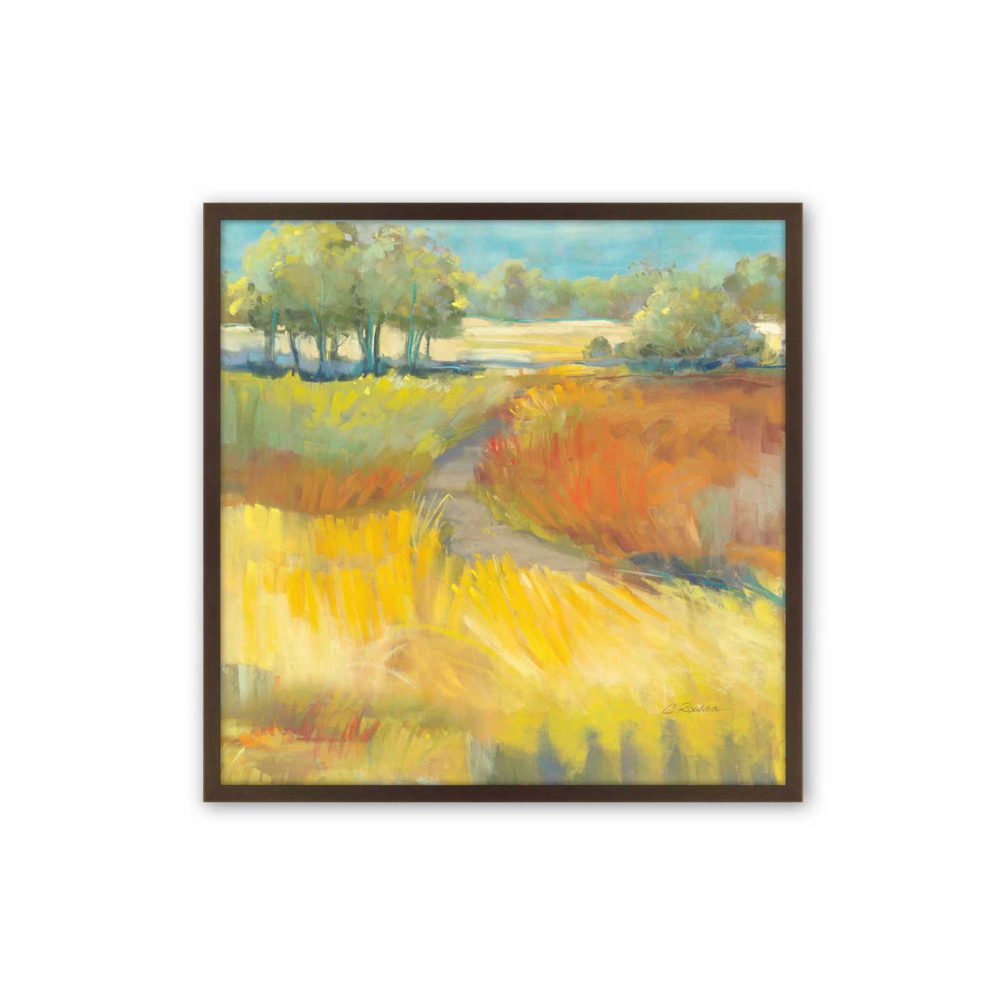 [Color:Espresso], Picture of art in a Espresso frame