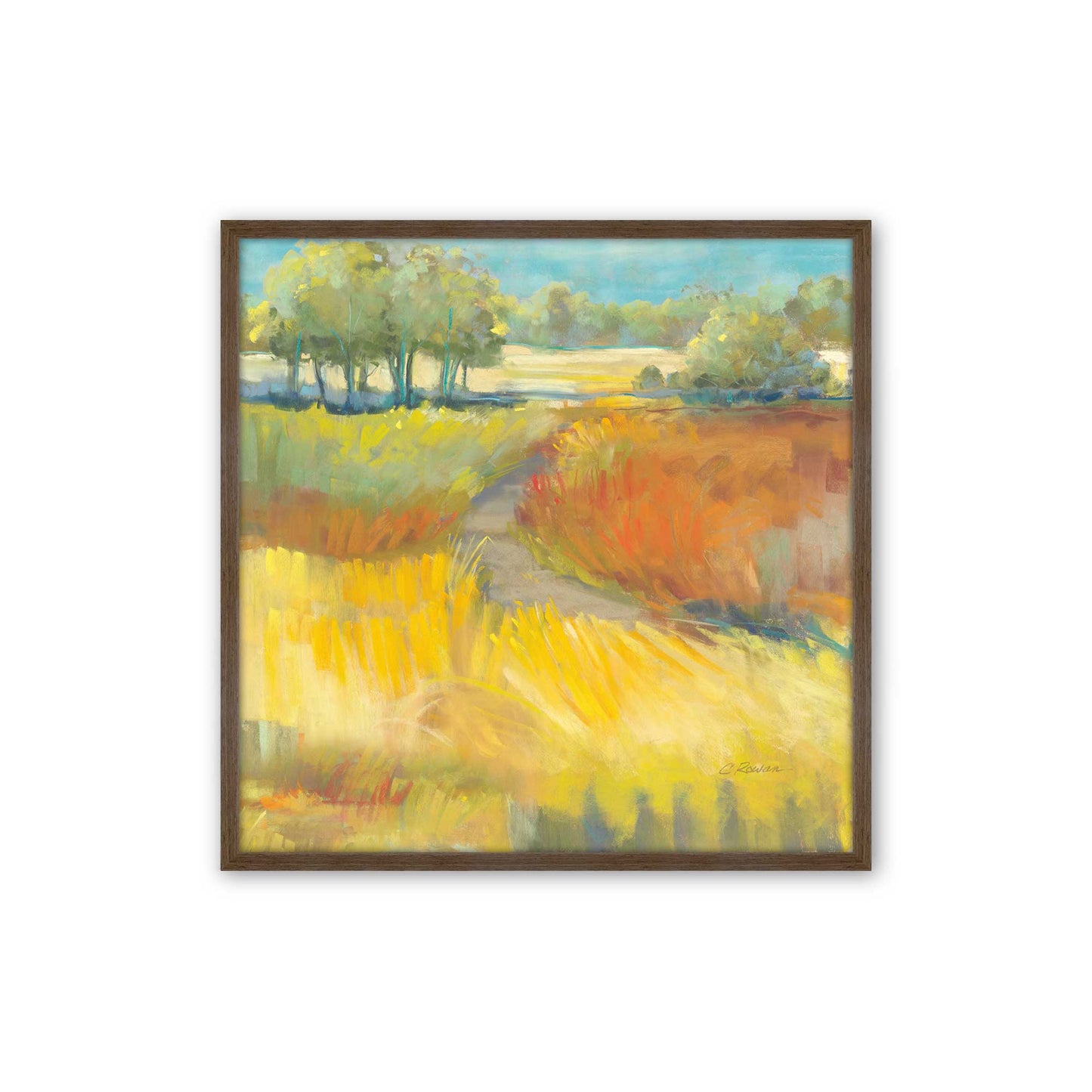 [Color:Walnut], Picture of art in a Walnut frame