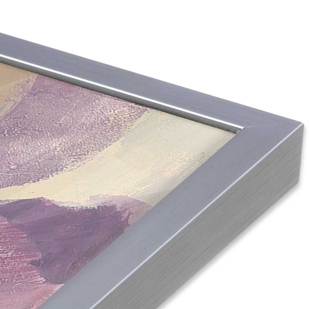 [Color:Polished Chrome], Picture of art in a Polished Chrome frame at an angle