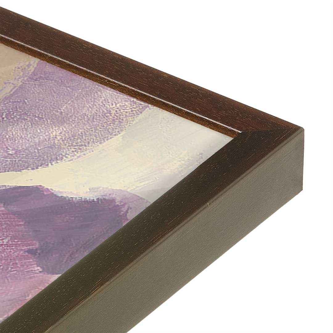 [Color:Belvinder Brown], Picture of art in a Belvinder Brown frame at an angle