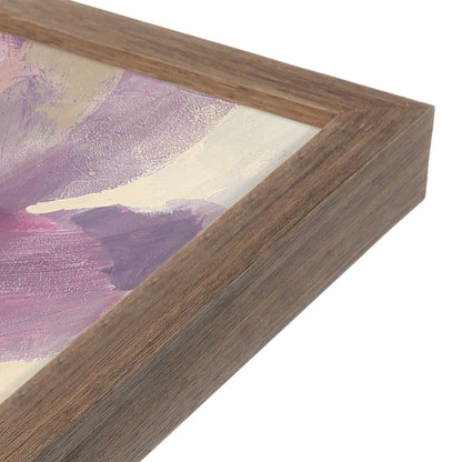 [Color:Walnut], Picture of art in a Walnut frame at an angle