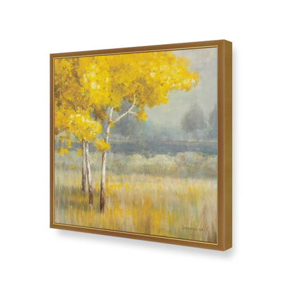 [Color:Polished Gold], Picture of art in a Polished Gold frame of the corner
