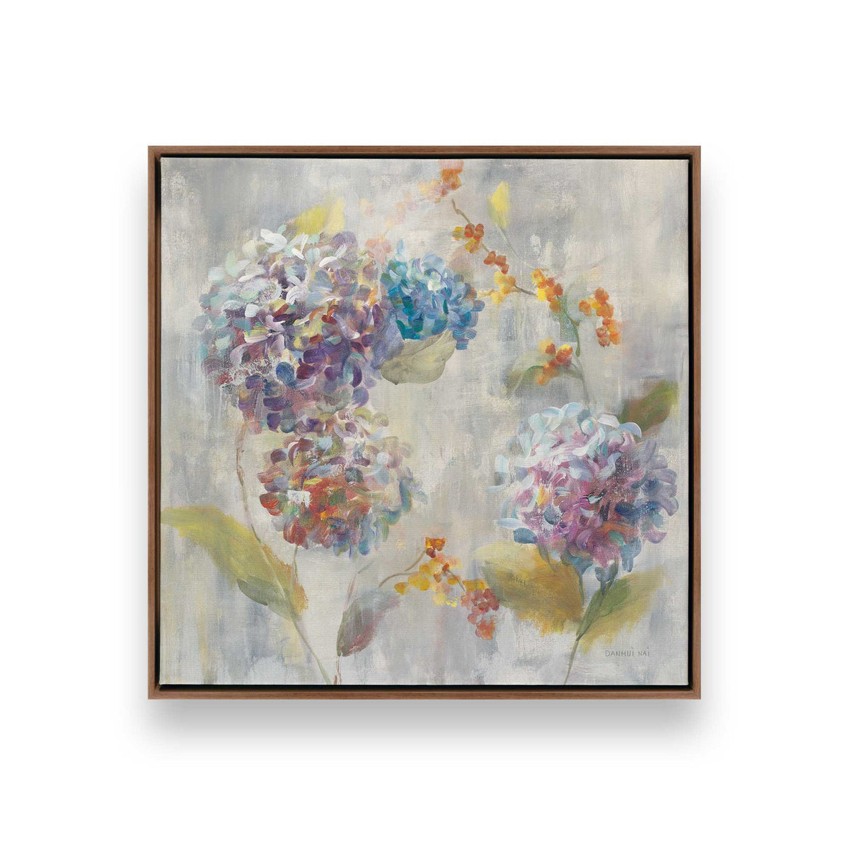 [Color:Walnut], Picture of art in a Walnut frame